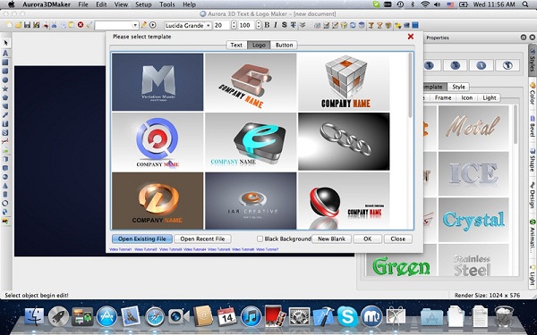 logo making software for mac that allows text on curve